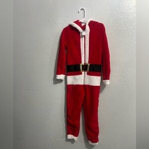 Red Santa Claus Onesie Pajamas Boys size 6